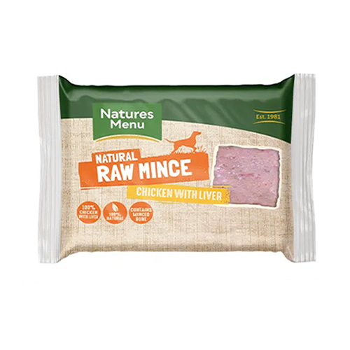 Natures Menu JUST Chicken with Liver MINCE 400g