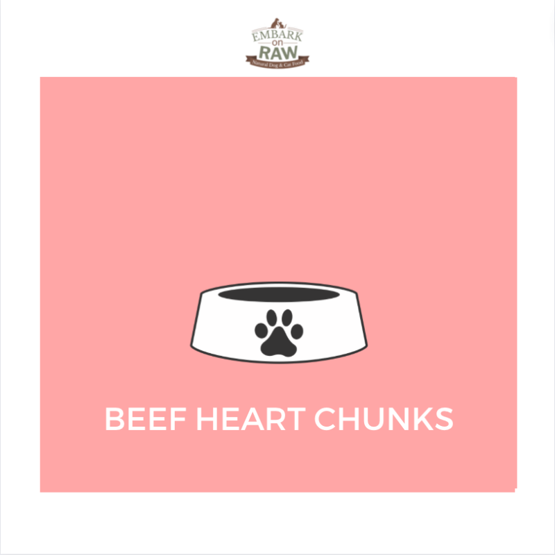 Beef Heart Chunks 1KG