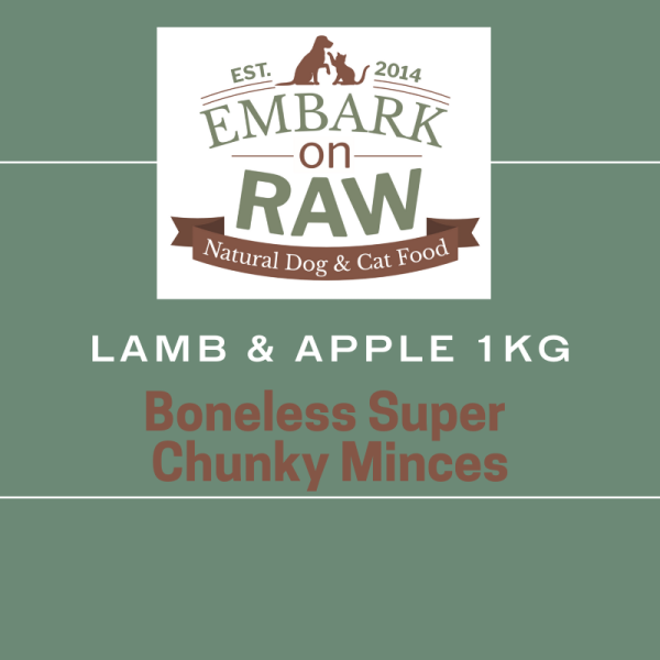 Embark On Raw Chunky Lamb & Apple 1kg