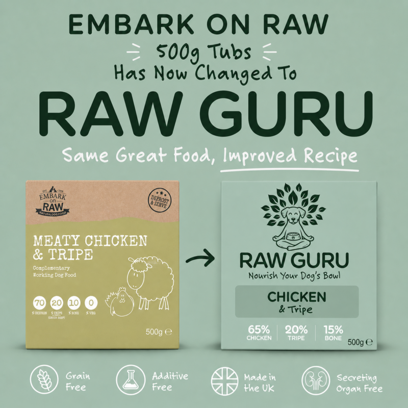 Raw Guru Chicken & Tripe Working Dog