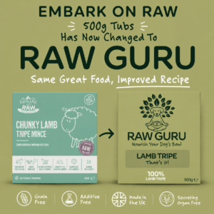 Raw Guru Lambs Tripe Working Dog
