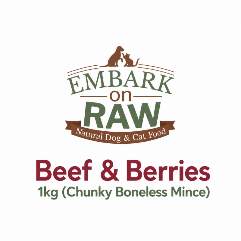 Embark On Raw Beef & Berries 1kg
