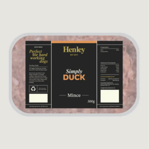 Henley Simply Duck Mince 500G