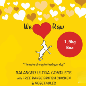 We Love Raw Balanced Ultra Complete: 1.5kg Free Range British Chicken & Vegetables
