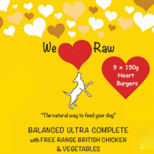 We Love Raw Balanced Ultra Complete: 9 x 150g Free Range British Chicken & Vegetables