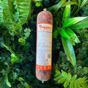 Reggie's Raw Beef & Blueberries 801010 500g