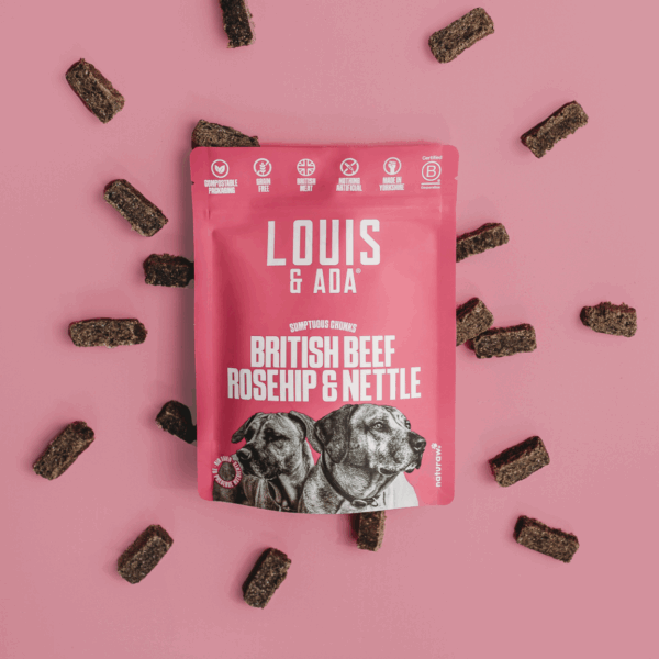 Louis & Ada Beef, Rosehip & Nettle Treats 90g