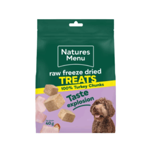 Natures Menu Freeze Dried Turkey Chunks 40g