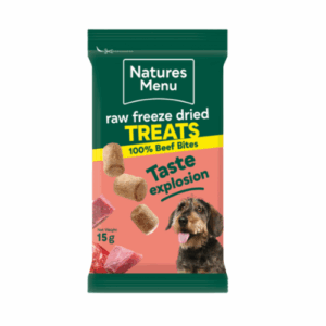 Natures Menu Freeze Dried Meat Bites Beef 15g