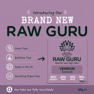 Raw Guru Venison Banquet Working Dog
