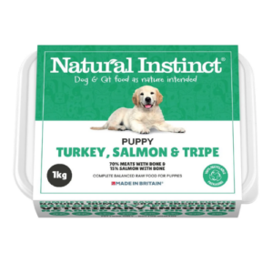 Natural Instinct Puppy Turkey, Salmon & Tripe