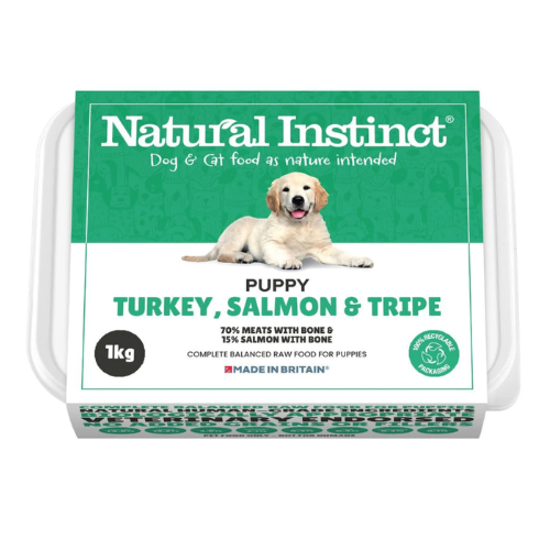 Natural Instinct Puppy Turkey, Salmon & Tripe